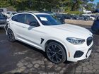 2021 Bmw X4 M   White vin: 5YMUJ0C01M9G88631