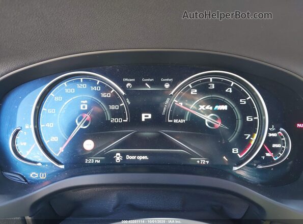 5YMUJ0C07L9B74703 2020 BMW X4 Серый Вид задних сидений