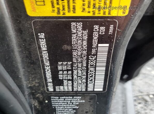 WMWZC5C53GWT38242 2016 MINI COOPER Серый Вид наклейки с VIN-кодом