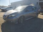 2022 Nissan Leaf Sv Gray vin: 1N4AZ1CVXNC553631