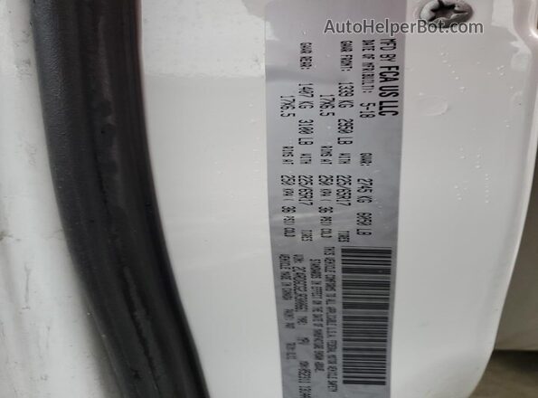 2C4RDGCG2JR300661 2018 DODGE CARAVAN Белый Панорамный вид салона 360°