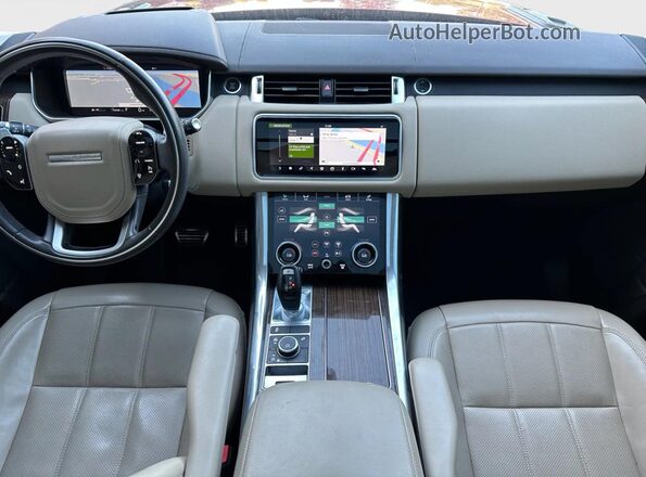 SALWR2SU8MA764845 2021 LAND ROVER RANGE Red სალონის 360-გრადუსიანი ხედი