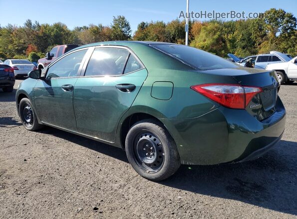 2T1BURHE0GC626438 2016 TOYOTA LL Зеленый Задняя правая четверть