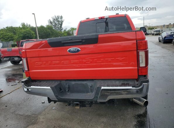 1FT7W2BNXMEC40800 2021 FORD F250 Красный Вид салона спереди