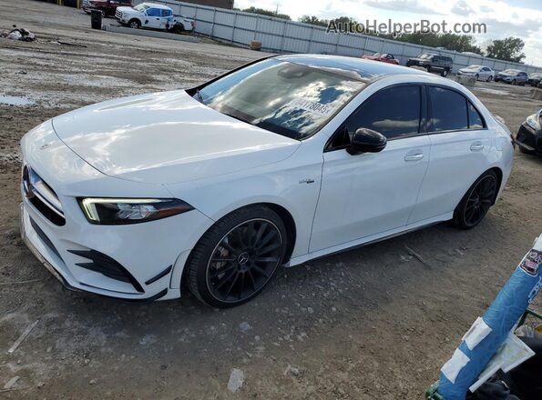 W1K3G5BB5MJ267029 2021 MERCEDES-BENZ A Белый Задняя левая четверть