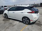 2018 Nissan Leaf S White vin: 1N4AZ1CP7JC308622