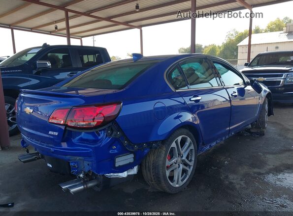 6G3F15RW2HL302267 2017 CHEVROLET SS Синий Задняя правая четверть