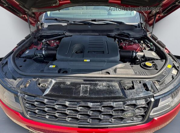 SALWR2SU8MA764845 2021 LAND ROVER RANGE Red წინა პანელის ხედი