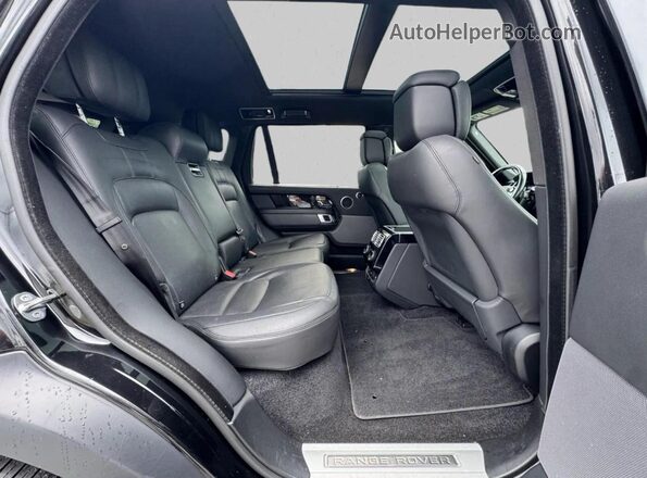 SALGS5SE9MA415972 2021 LAND ROVER RANGE Black Widok wnętrza z przodu
