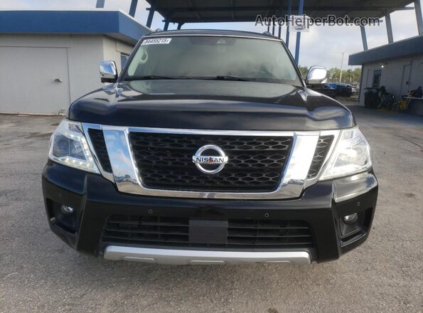 JN8AY2NF9J9331845 2018 NISSAN ARMADA Black Widok z tyłu