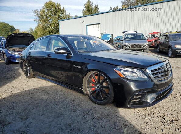 WDDUG8JB5JA397279 2018 MERCEDES-BENZ S Black Widok z przodu
