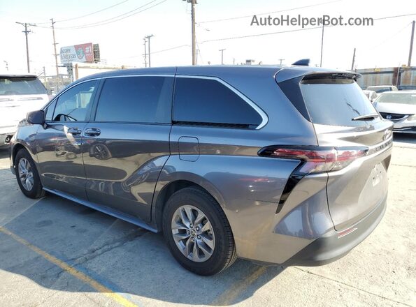 5TDKRKEC6PS168715 2023 TOYOTA LE Серый Задняя правая четверть