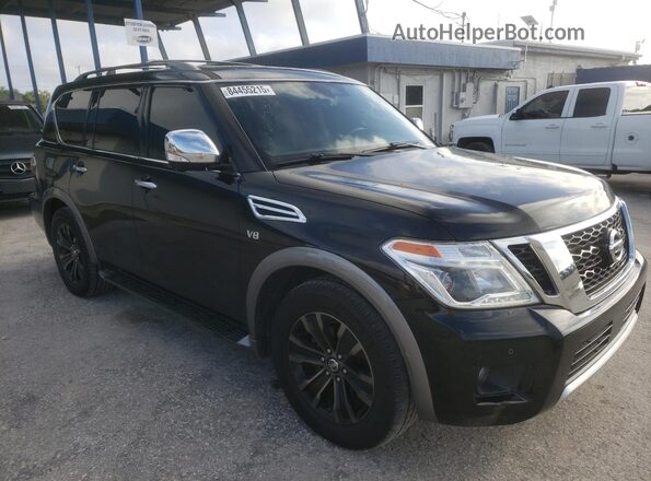 JN8AY2NF9J9331845 2018 NISSAN ARMADA Black Widok z przodu
