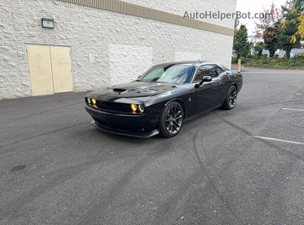 2C3CDZFJ4MH601679 2021 DODGE CHALLENGER Black Trasero derecho