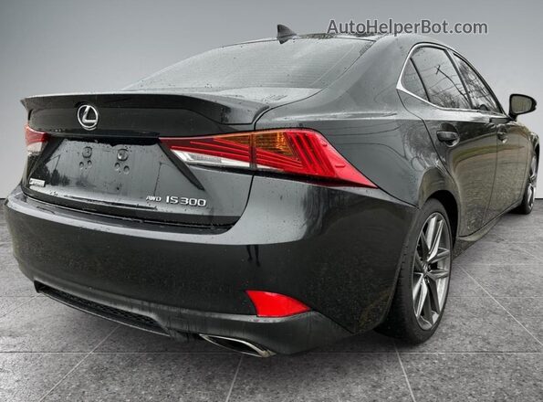 JTHC81D22K5035098 2019 LEXUS IS Черный Вид спереди
