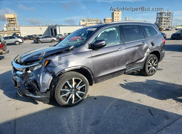 5FNYF6H95MB048527 2021 HONDA PILOT Угольный Передняя левая четверть