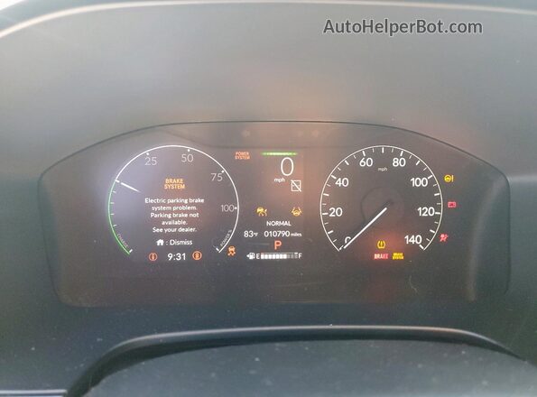 7FARS5H56PE001085 2023 HONDA CR-V Серый Вид щитка приборов