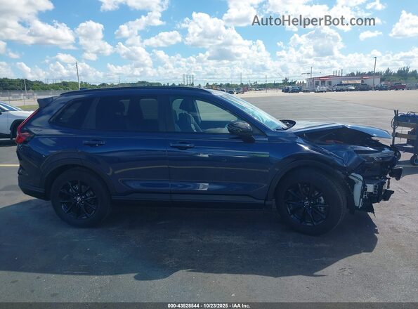 7FARS5H57TE004782 2026 HONDA CR-V HYBRID Синий Панорамный вид салона 360°