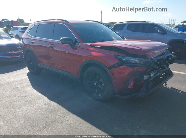 7FARS5H80RE013729 2024 HONDA CR-V HYBRID Red Przód prawy