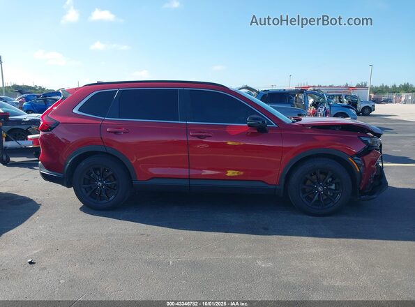 7FARS5H80RE013729 2024 HONDA CR-V HYBRID Red Widok wnętrza 360 stopni