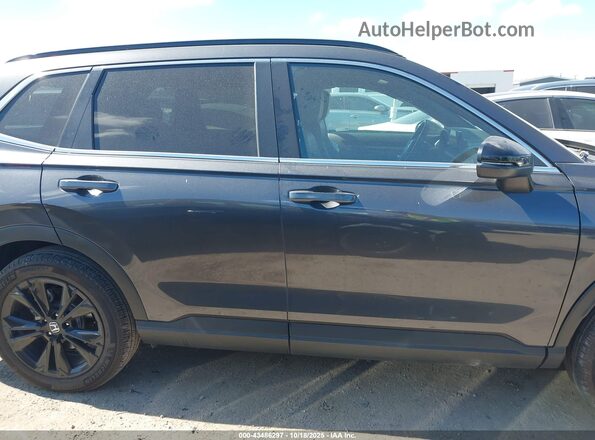 7FARS6H91RE062713 2024 HONDA CR-V HYBRID Black Widok wnętrza z tyłu