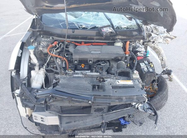 7FART6H83LE014657 2020 HONDA CR-V HYBRID Серебряный Вид сзади