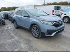 2022 Honda Cr-v Awd Touring Light Blue vin: 7FARW2H90NE022162