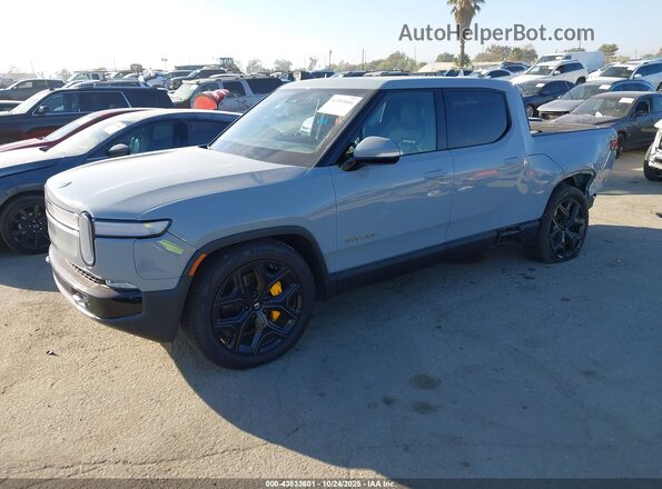 7FCTGAAA3PN024175 2023 RIVIAN R1T Gray Առջևի ձախ երեք քառորդ տեսարան