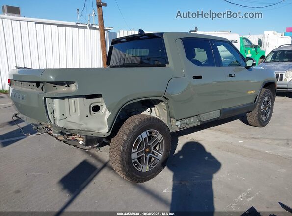 7FCTGAAL2NN000805 2022 RIVIAN R1T Green Задня права чверть