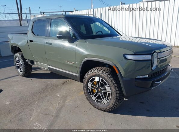 7FCTGAAL2NN000805 2022 RIVIAN R1T Green Передня права чверть