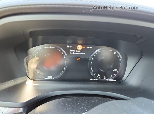 7JRL12TL0NG161640 2022 VOLVO S60 Синий Вид щитка приборов