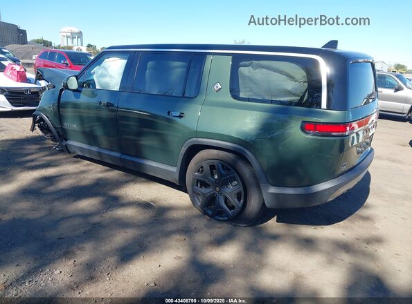 7PDSGBBAXSN063787 2025 RIVIAN R1S Зеленый Задняя левая четверть