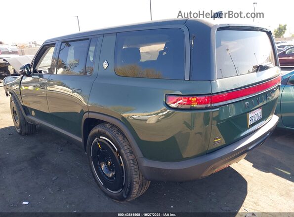 7PDSGCBP4SN059406 2025 RIVIAN R1S Зеленый Задняя левая четверть