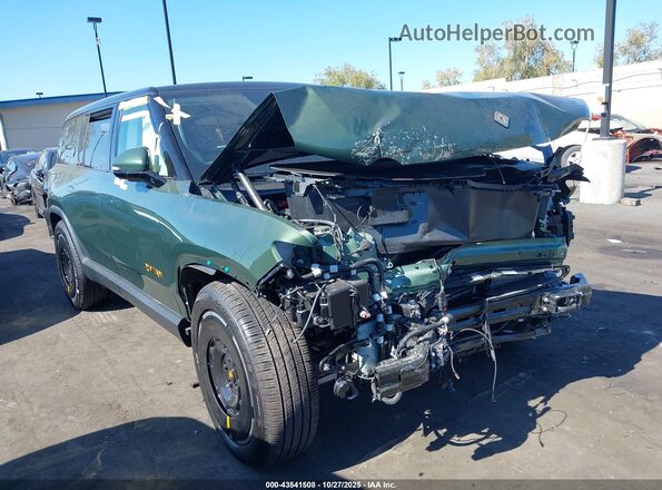 7PDSGCBP4SN059406 2025 RIVIAN R1S Зеленый Передняя правая четверть