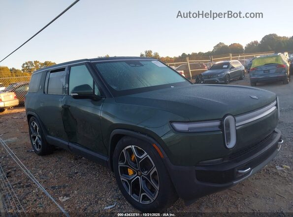 7PDSGCBPXSN058129 2025 RIVIAN R1S Green Vista interior trasera