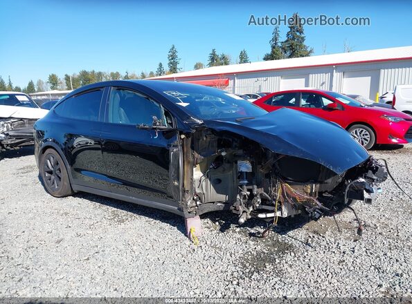 7SAXCAE59RF458427 2024 TESLA MODEL X Черный Передняя правая четверть