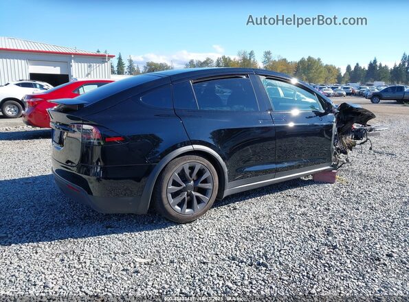 7SAXCAE59RF458427 2024 TESLA MODEL X Черный Задняя правая четверть