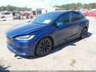 2024 Tesla Model X Long Range Синий vin: 7SAXCBE51RF454698