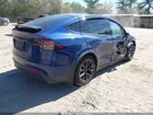 2024 Tesla Model X Long Range Синий vin: 7SAXCBE51RF454698