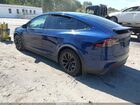 2024 Tesla Model X Long Range Синий vin: 7SAXCBE51RF454698