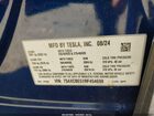 2024 Tesla Model X Long Range Синий vin: 7SAXCBE51RF454698