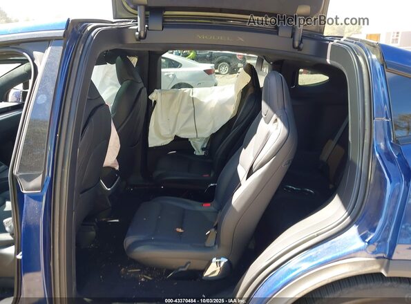 7SAXCBE51RF454698 2024 TESLA MODEL X Синий Вид наклейки с VIN-кодом