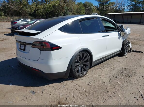 7SAXCBE54RF460155 2024 TESLA MODEL X Белый Задняя правая четверть