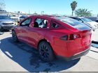 2025 Tesla Model X Long Range Красный vin: 7SAXCBE55SF472241