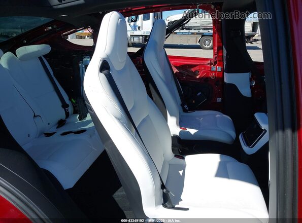 7SAXCBE55SF472241 2025 TESLA MODEL X Красный Вид наклейки с VIN-кодом