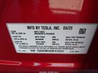 2025 Tesla Model X Long Range Красный vin: 7SAXCBE55SF472241