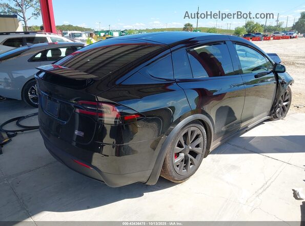 7SAXCBE60SF462340 2025 TESLA MODEL X Черный Задняя правая четверть