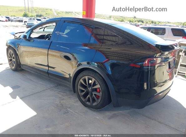 7SAXCBE60SF462340 2025 TESLA MODEL X Черный Задняя левая четверть