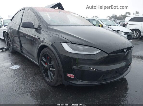 7SAXCBE63RF440021 2024 TESLA MODEL X Черный Передняя правая четверть
