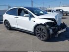 2022 Tesla Model X Plaid Tri Motor All-wheel Drive White vin: 7SAXCBE68NF332875